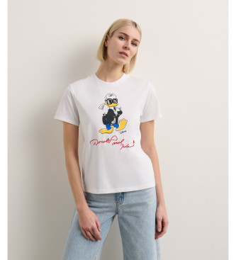 Camiseta Disney blanco (XS), Casual, Manga corta, Algodón Orgánico, Sostenible