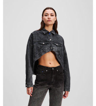 Casaco De Mulher Karl Lagerfeld Jeans Jackets Down Klj Algodão Preto (s)