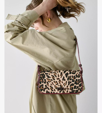 Kate Spade Para Mujer. KM234 Bolso Liv Downtown Beige (Osfa), Casual, Animal Print, Lona-image