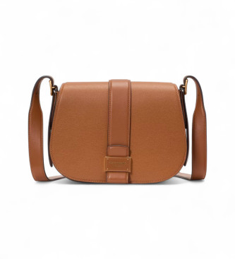 Kate Spade para mujer. KK817 Bolso Nouveau Saddle marrón (OSFA), Casual, Piel