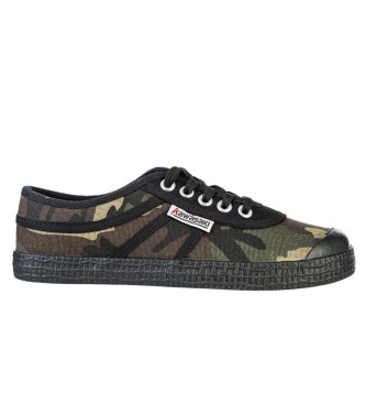Kawasaki unisex. K202417 Zapatillas Camo verde (45), Tela, Plano, Cordones, Casual, Camuflaje, Kawasaki outlet 2024.