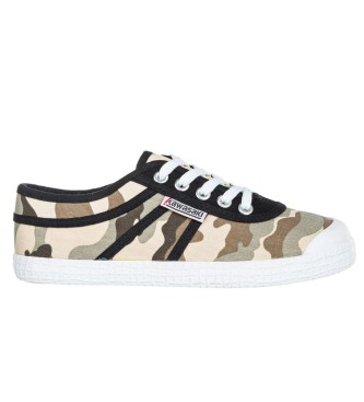 Kawasaki unisex. K202417 Zapatillas Camo marrón (36), Tela, Plano, Cordones, Casual, Camuflaje, Kawasaki outlet 2024.
