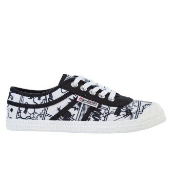 Kawasaki para mujer. K202410 Zapatillas Cartoon blanco (41), Tela, Plano, Cordones, Casual, Kawasaki outlet 2024.