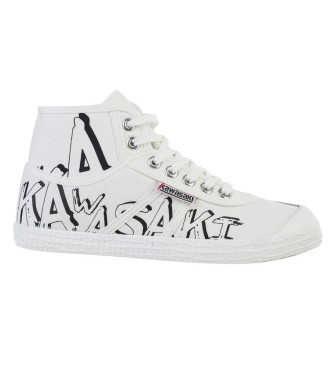 Kawasaki para mujer. K202415 Zapatillas Graffiti blanco (36), Tela, Plano, Cordones, Casual, Kawasaki outlet 2024.
