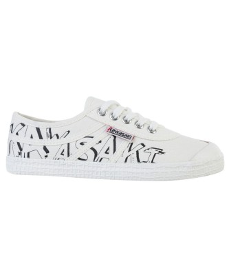 Kawasaki unisex. K202416 Zapatillas Graffiti blanco (45), Tela, Plano, Cordones, Casual, Kawasaki outlet 2024.