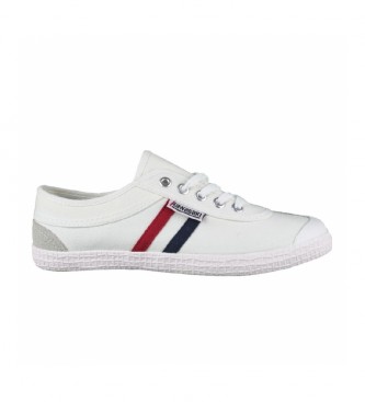 Kawasaki unisex. K192496 Zapatillas Retro blanco (37), Tela, Plano, Cordones, Casual, Kawasaki outlet 2024.