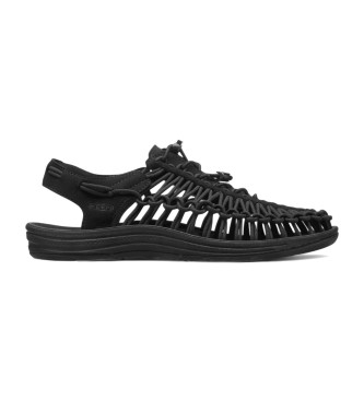 Keen para hombre. 1014097 Sandalias Uneek negro (46), Plano, Ninguno, Casual, Beachwear, Poliéster reciclado