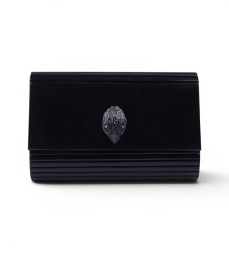 Kurt Geiger för kvinnor. 8764000979 Eagle Clutch Bag svart (OSFA), Casual, Syntetisk