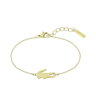 Lacoste para mujer. 2040047 Brazalete de acero dorado (OSFA), Casual, Acero Inoxidable