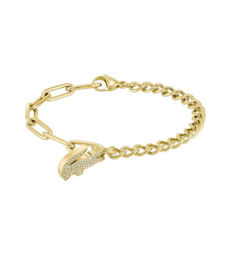 Lacoste para mujer. 2040147 Brazalete de acero dorado (OSFA), Casual, Acero Inoxidable