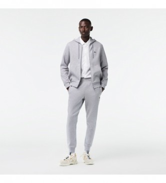 Lacoste para hombre. WH2528_CCA Chándal con capucha gris (L), Casual, Deportivo, Algodón, Lacoste outlet 2024.