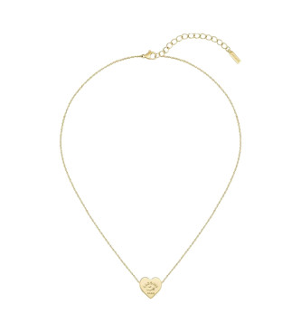 Lacoste para mujer. 2040399 Collar de eslabones dorado (OSFA), Casual, Acero Inoxidable