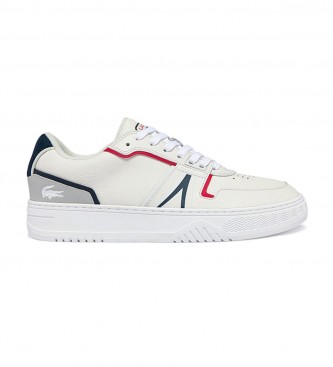 Lacoste para hombre. 42SMA0092_407 Zapatillas de piel L001 beige (40), Plano, Cordones, Casual, Lacoste outlet 2024.