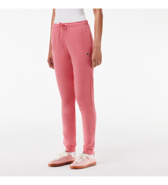 Lacoste para mujer. XF9216_PQU Pantalón Jogger Felpa rosa (36), Casual, Deportivo, Algodón, Lacoste outlet 2024.