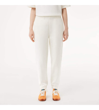 Lacoste para mujer. XF7077_70V Pantalón Jogger Mezcla blanco (40), Casual, Algodón, Lacoste outlet 2024.