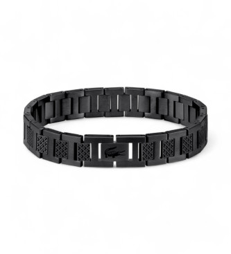 Lacoste para hombre. 2040119 Pulsera Metropole dorado (OSFA), Negro, Casual, Acero Inoxidable