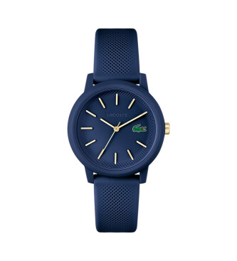 Reloj 12.12 con correa de silicona azul (OSFA), Casual, Brazalete