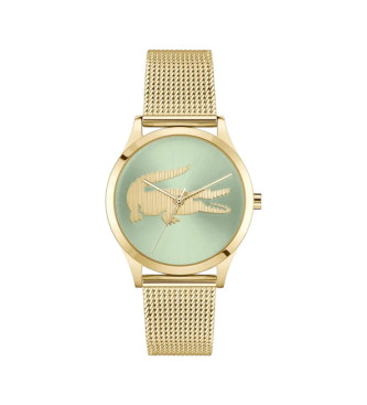 Lacoste para mujer. 2001417 Reloj Analógico Crocodelle verde (OSFA), Casual, Brazalete, Acero Inoxidable