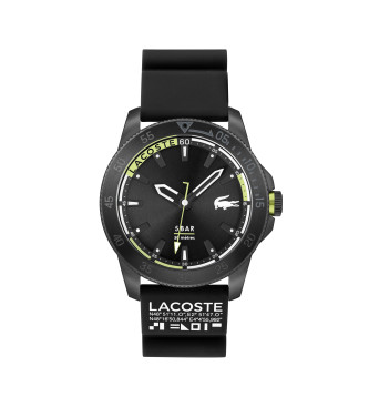 Lacoste para hombre. 2011203 Reloj Analógico Regatta negro (OSFA), Casual, Silicona, Correa, Lacoste outlet 2024.