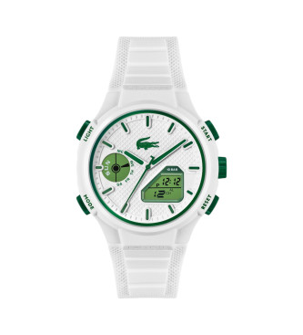 Lacoste para hombre. 2011364 Reloj de silicona analógico y digital LC33 blanco (OSFA), Casual, Brazalete