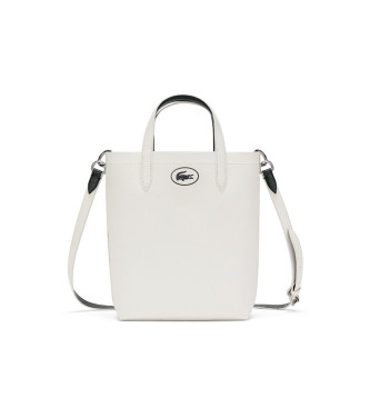 Lacoste para mujer. NF4539AS_N32 Bolso Shopping Bag reversible blanco (OSFA), Casual, Poliéster, Lacoste outlet 2024.