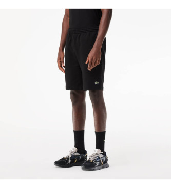 Lacoste para hombre. GH9627_031 Short Felpa Cepillado negro (XL), Casual, Algodón, Lacoste outlet 2024.