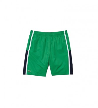 Lacoste para hombre. Shorts deportivos verde Lacoste