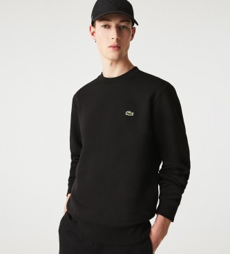 Lacoste - pour homme. sweatshirt logo noir