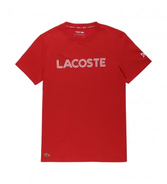 Lacoste para hombre. Camiseta Tennis DJokovic rojo Lacoste