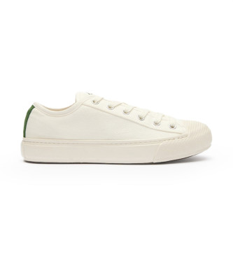Lacoste para hombre. 47CMA0006_18C Zapatillas Backcourt 2.0 beige (42), Tela, Plano, Cordones, Casual, Lacoste outlet 2024.