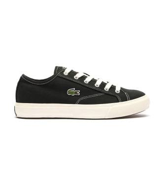 Lacoste para hombre. 47CMA0005_454 Zapatillas Backcourt negro (43), Tela, Plano, Cordones, Casual, Lacoste outlet 2024.