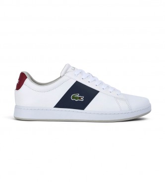 Lacostevoor mannen. 44SMA0011_042 Trainers Carnaby Evo Cgr 2225 Sma wit (44), Plat, Veters, Casual