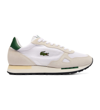 Lacoste para hombre. 47SMA0006_1R5 Zapatillas de Piel Partner 70s blanco (43), Plano, Cordones, Casual, Lacoste outlet 2024.