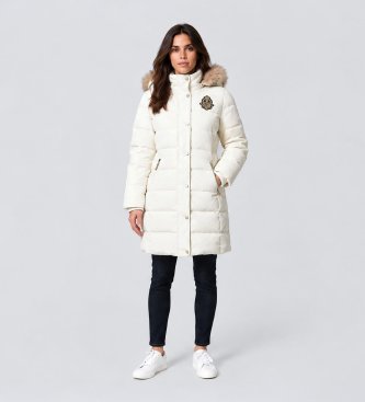 Lauren Ralph Lauren Crest-Patch Hooded Down Coat jackor dam – bild 7