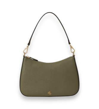 Lauren Ralph Lauren för kvinnor. 431883768060 Danni medium grön läderväska (OSFA), Casual, Klassisk, Hud