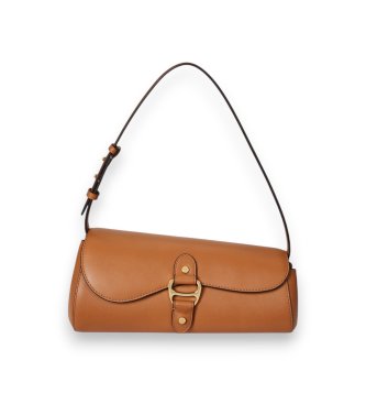 Lauren Ralph Laurenvoor vrouwen. 431977487003 Middelgrote Tasha tas van lichtbruin leer (OSFA), Casual