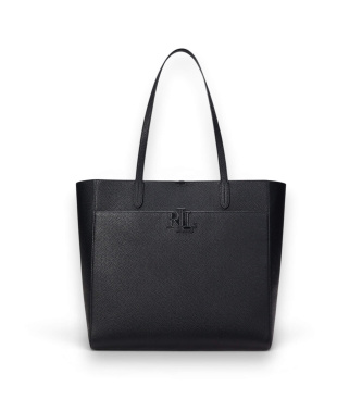 Lauren Ralph Lauren för kvinnor. 431960183003 Cameryn stor tote väska off-white kornigt läder (OSFA), Vit, Casual, Hud