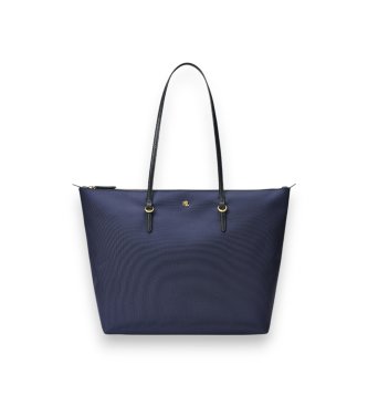 Lauren Ralph Laurenvoor vrouwen. 431950007001 Grote Keaton draagtas van marineblauw nylon (OSFA), Casual, Gerecycled nylon