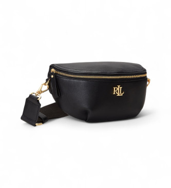 Lauren Ralph Lauren para mujer. 431934832003 Riñonera de piel Marcy negro (OSFA), Casual
