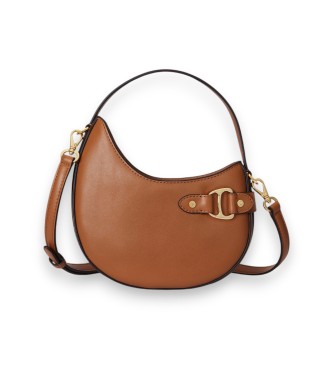 Lauren Ralph Laurenvoor vrouwen. 431980159003 Tasha kleine crossbodytas van bruin leer (OSFA), Casual