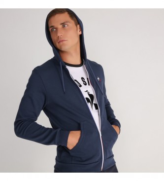 Le Coq Sportif para hombre. Sudadera con Capucha y Cremallera Essentie