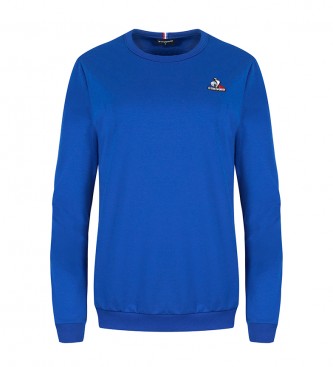 Le Coq Sportif para mujer. Sudadera Essentiels Crew NÂ°1 azul elÃ©ctri