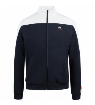 Le Coq Sportif para hombre. Sudadera TRI FZ marino, blanco Le Coq Spor
