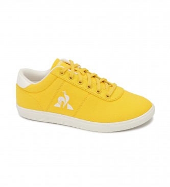 Le Coq Sportif para niños. Zapatillas Court One GS Sport amarillo
