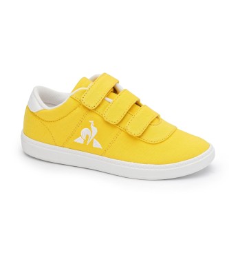 Le Coq Sportif para niños. Zapatillas Court One PS Sport amarillo