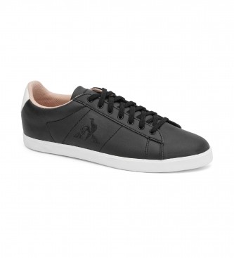 Le Coq Sportif para mujer. Zapatillas de piel Elsa negro Le Coq Sporti