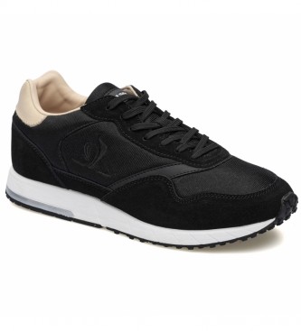 Le Coq Sportif para mujer. Zapatillas de piel JAZY W negro Le Coq Spor