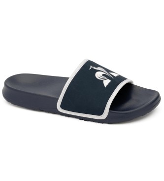 Le Coq Sportif. Chanclas Slide Binding Dress marino, blanco Le Coq Spo