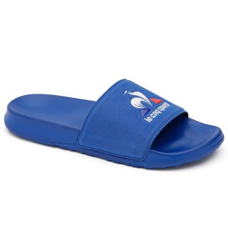 Le Coq Sportif. Chanclas Slide Logo azul Le Coq Sportif
