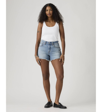 Levi's para mujer. 005DP-0001 Shorts 501 Curve azul claro (26), Casual, Algodón, Denim